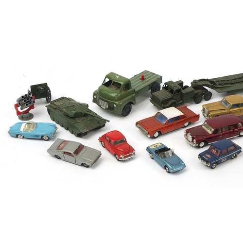 1960 - Vintage and later diecast and tinplate vehicles including Corgi Toys James Bond Aston Martin DB5, Di... 