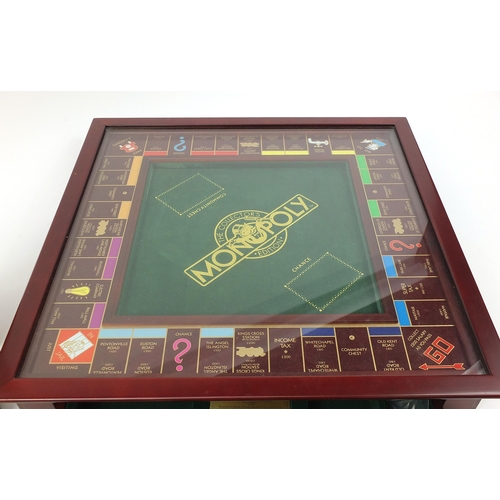 1955 - The Collector's Edition Monopoly board game with accessories, 9.5cm H x 55.5cm W x 55.5cm D