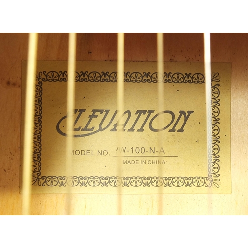 1999 - Elevation, six string wooden acoustic guitar model W-100-N-A