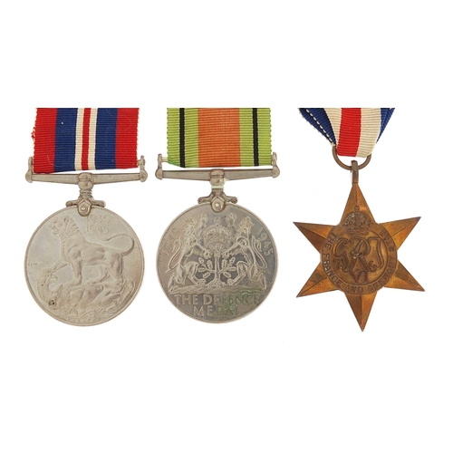 1872 - British Militaria including World War II medal, buttons and medallions