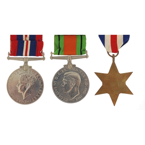 1872 - British Militaria including World War II medal, buttons and medallions