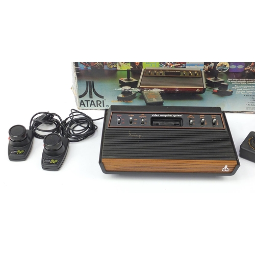 1962 - Vintage Atari video computer system with box, model CX-2600