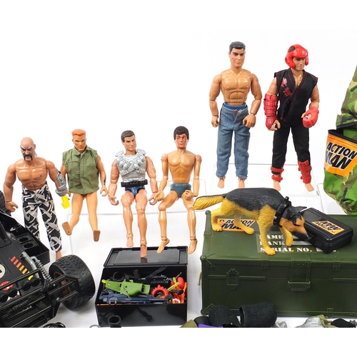 1947 - Collection of vintage and later Action Man figures, clothing, weapons, vehicles and other accessorie... 