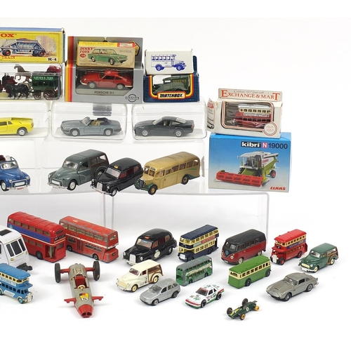 1980 - Collection of Diecast vehicles including Dinky, Matchbox, K-4 Fruehauf Hopper train and Airfix