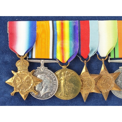 2057 - British military World War I and World War II naval medal group including a World War I trio and Lon... 