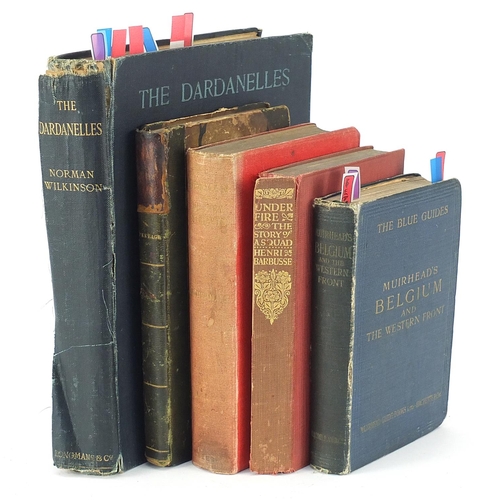 1892 - Five hardback books including German for Military Soldiers, A Compendium of the British Peerage, The... 