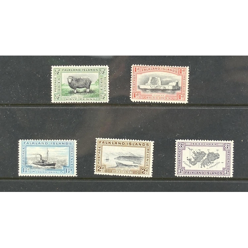 579 - Rare George V 1935 Falkland Islands set of stamps