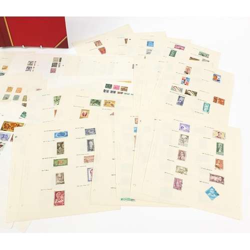 582 - India collection of early stamps arranged in albums and on sheets