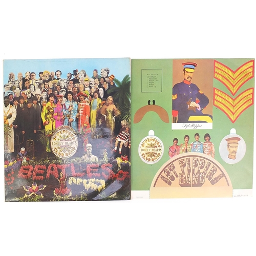 2004 - Beatles and related vinyl LP's including Sgt Pepper's Lonely Heart's Club Band with cut out, A Hard ... 