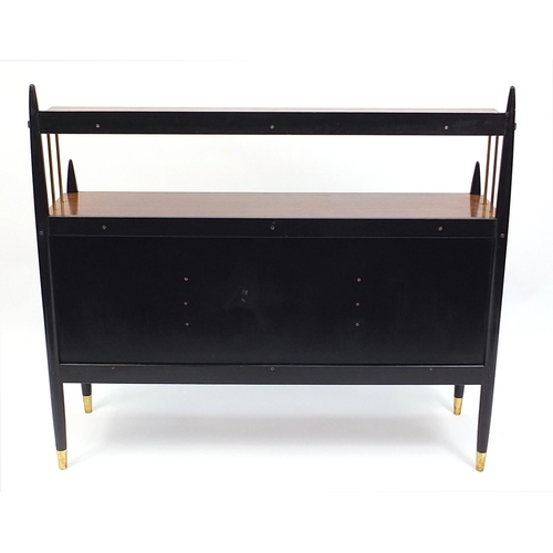 682 - G Plan open bookcase, 93cm H x 106cm W x 31cm D