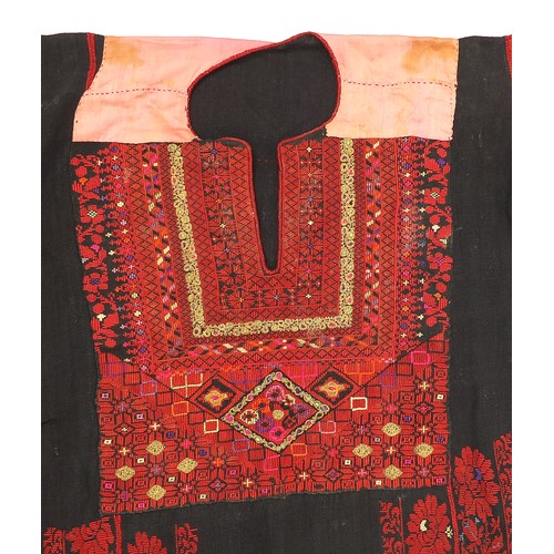 447 - Palestinian Jillayeh coat dress, 135cm high