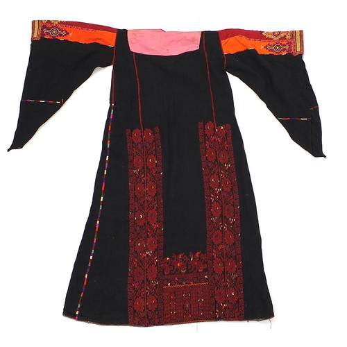 447 - Palestinian Jillayeh coat dress, 135cm high