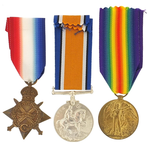 2059 - British military World War I trio awarded to C2-2030 D.PROCTOR.AB.R.N.V.R