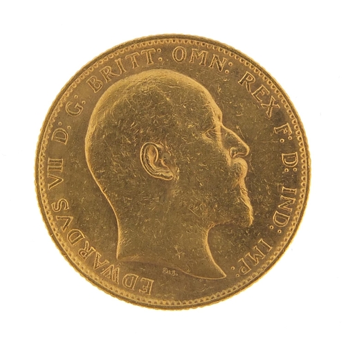 22 - Edward VII 1905 gold sovereign, Melbourne mint - this lot is sold without buyer’s premium, the hamme... 