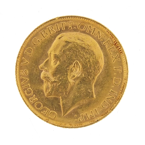 39 - George V 1912 gold sovereign, Perth mint - this lot is sold without buyer’s premium, the hammer pric... 