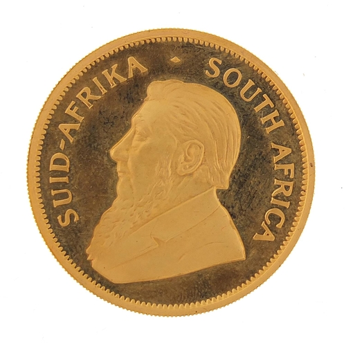 4 - South African 1984 gold krugerrand with box - this lot is sold without buyer’s premium, the hammer p... 