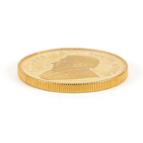 5 - South African 1984 gold half krugerrand with box - this lot is sold without buyer’s premium, the ham... 