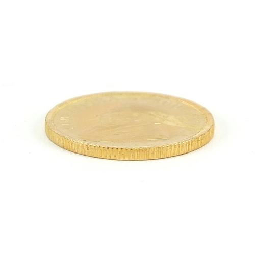 60 - South African 1980 one tenth gold krugerrand - this lot is sold without buyer’s premium, the hammer ... 