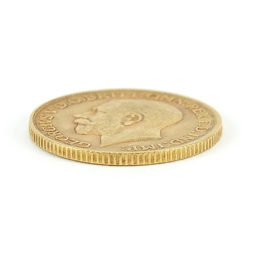 62 - George V 1913 gold sovereign - this lot is sold without buyer’s premium, the hammer price is the pri... 