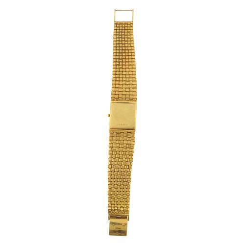 162 - Vacheron & Constantin, gentlemen's 18ct gold wristwatch with 18ct gold strap, the case 22mm wide, 72... 