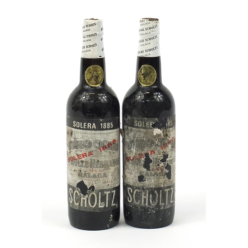 838 - Two bottles of 1885 Scholtz Solera wine