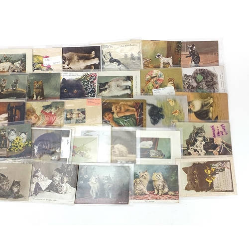 1305 - Vintage animal postcards, predominantly cats including Tucks