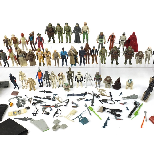 746 - Collection of vintage and later Star Wars action figures including Watto with box and Darth Vader