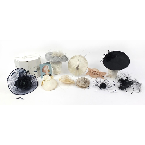 1485 - Ten fascinators including Bundle Maclaren, Whiteley and Galleria Conti