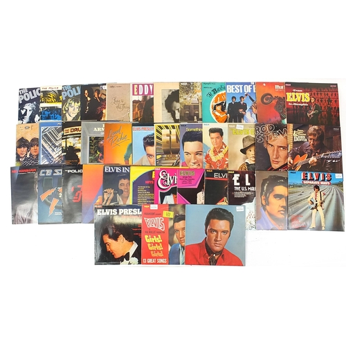718 - Vinyl LP's including Elvis Presley, The Police, Meatloaf and The Beatles