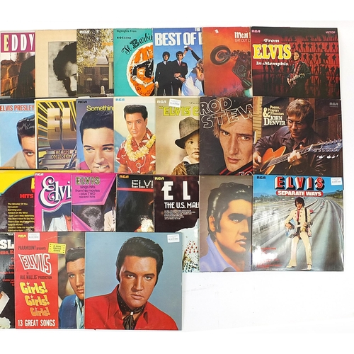 718 - Vinyl LP's including Elvis Presley, The Police, Meatloaf and The Beatles
