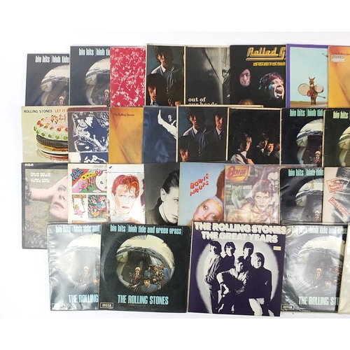 720 - Vinyl LP's, predominantly The Rolling Stones and David Bowie including The Great Years box set, The ... 