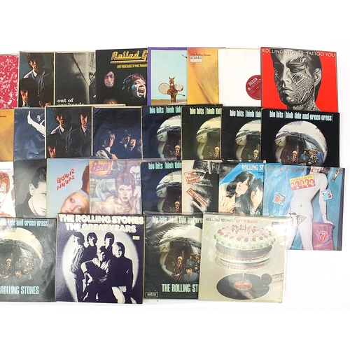 720 - Vinyl LP's, predominantly The Rolling Stones and David Bowie including The Great Years box set, The ... 