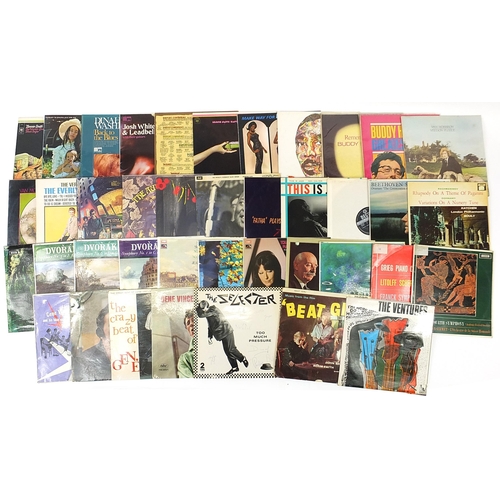 721 - Vinyl LP's including Bessie Smith, Dinah Washington, Fairport Convention, Gene Vincent and The Selec... 
