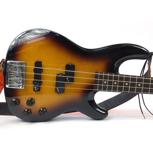 712 - Fender Precision Bass electric guitar, serial number A001381, with protective carry case