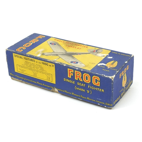 1393 - Vintage Frog model aeroplane with box