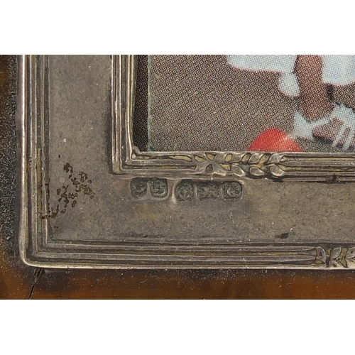 272 - Four Victorian and later silver photo frames, various hallmarks, the largest 17cm x 15cm