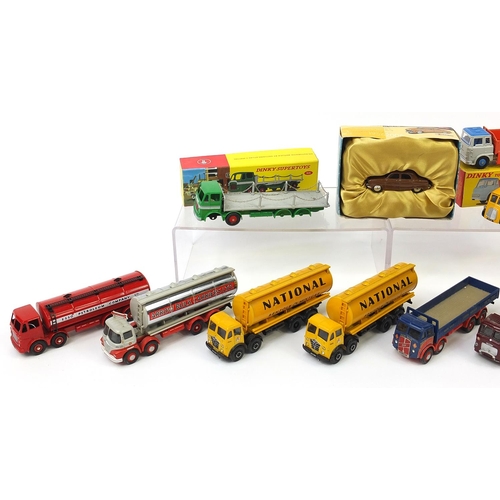 1406 - Diecast vehicles, some advertising, including National Benzole Mixture and Heinz