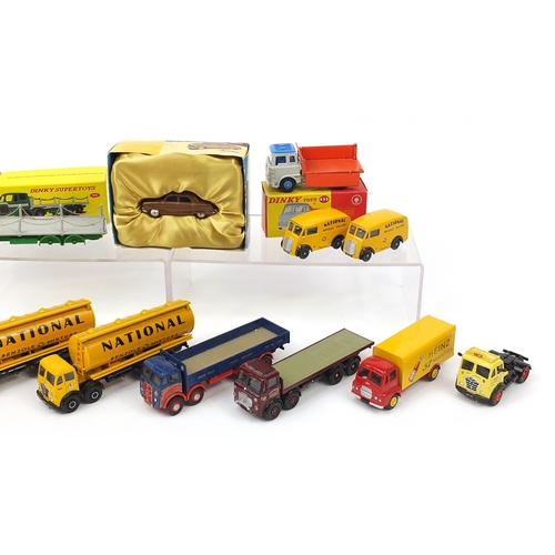 1406 - Diecast vehicles, some advertising, including National Benzole Mixture and Heinz