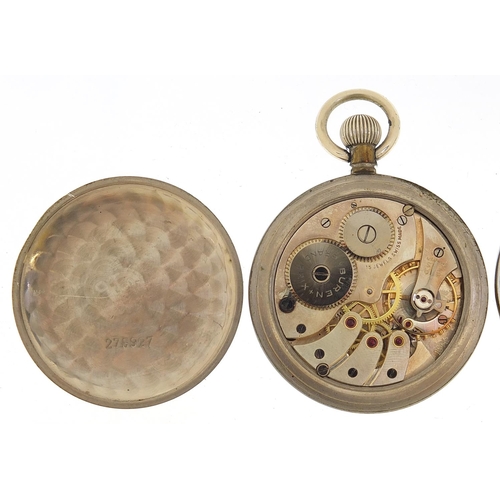 1363 - Two pocket watches including Buren Grand Prix and Smiths