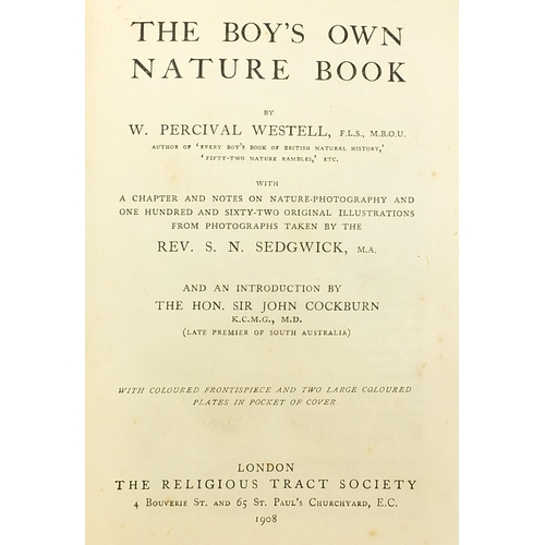 1259 - Three hardback books comprising Wildflowers volumes one and two by Anne Pratt and The Boy's Own Natu... 