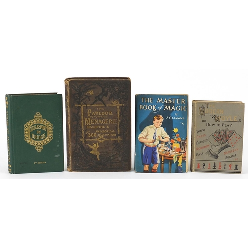 1221 - Four Hardback books comprising The Master Book of Magic by J C Cannel, The Laws and Principals of Br... 