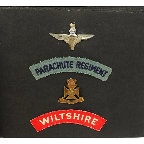 595 - British military interest Parachute Regiment ephemera relating to Ronald George Heath, army number 1... 