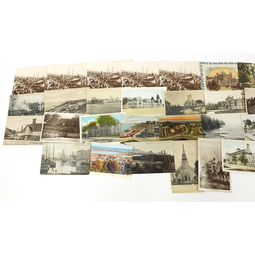 1262 - Early 20th century and later topographical postcards, some photographic including Derbyshire, Margat... 