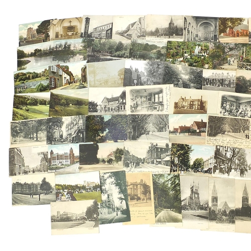 545A - Early local interest Eastbourne and related postcards, including Old Town, Paradise Drive, Meads Roa... 