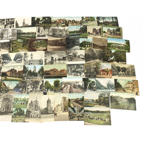 545A - Early local interest Eastbourne and related postcards, including Old Town, Paradise Drive, Meads Roa... 