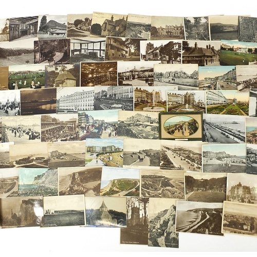 544 - Local interest Eastbourne and related postcards, including Beachy Head, Holywell, The Grand Parade a... 