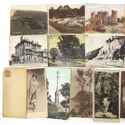 549 - Topographical postcards, some photographic including West Bay Bridport and Hastings