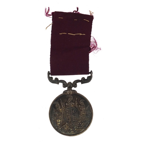 573 - Victorian British military Army Long Service and Good Conduct medal indistinctly inscribed around th... 