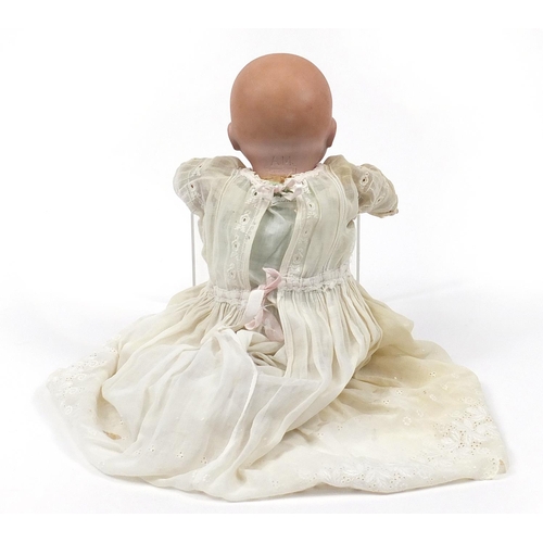 737 - Armand Marseille bisque headed doll numbered 341/4 to the back of the head, 40cm high