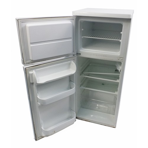 690A - Zanussi fridge freezer, 120cm H x 50cm W x 55cm D